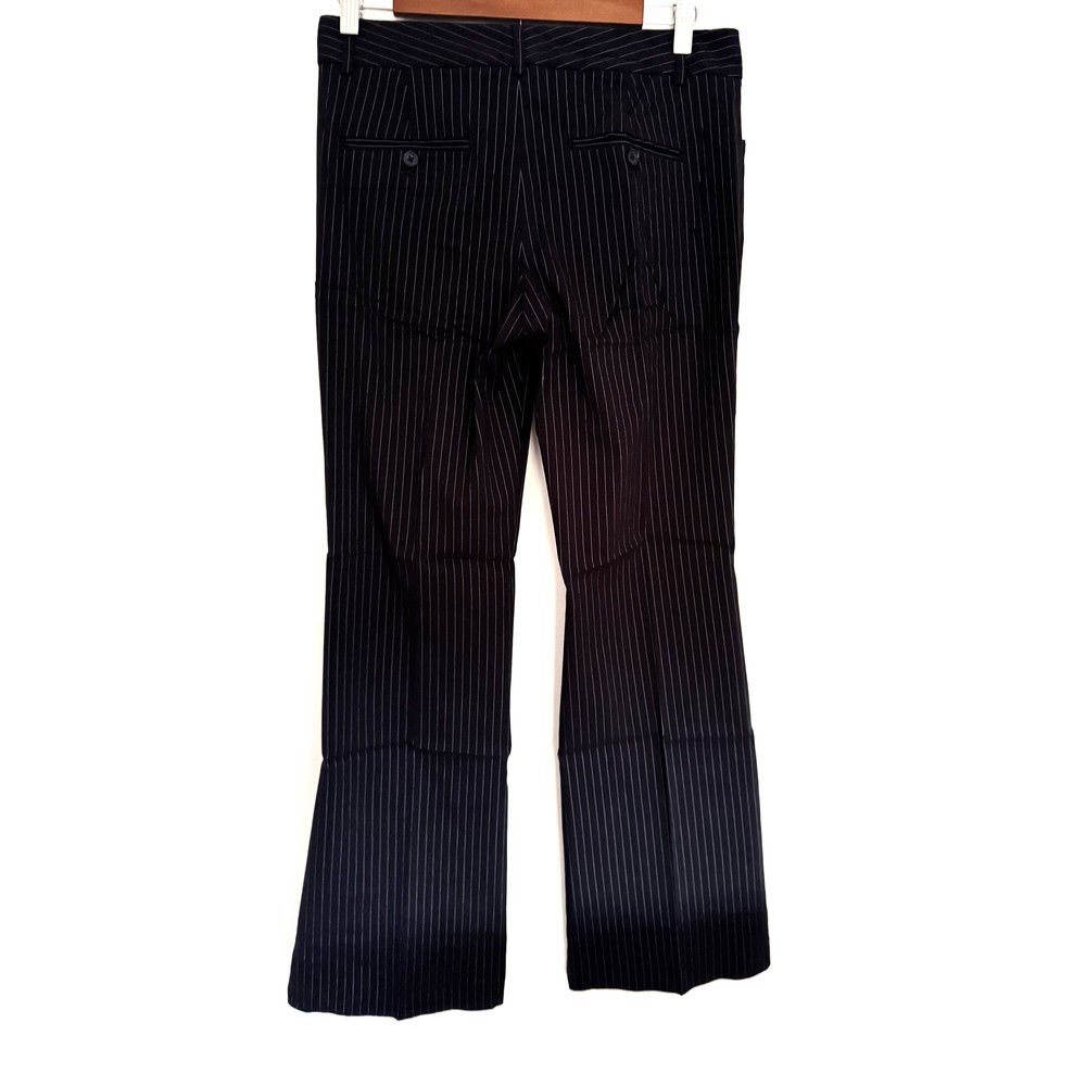 Express Editor Black Pinstriped pants